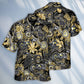 Motorcycle Creative Pattern Hawaiian Shirt Tropical Styling View For Resort Wear