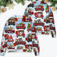 Gnome And Christmas Truck Merry Xmas Sweater For Holiday Parties Family Gatherings And Seasonal Gift Giving