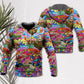 Hippie Psychedelic Mushroom Trippy Art - Hoodie