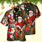 Christmas Santa Gift Hawaiian Shirt Design View For Resort Travel And Thoughtful Gifting