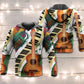 Vintage Classic Guitar Music Hoodie For Musicians Weekend Travel And Thoughtful Gift Giving