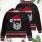 Christmas Santa Retro Viking Sweater For Festive Events Weekend Outings And Comfortable Winter Style