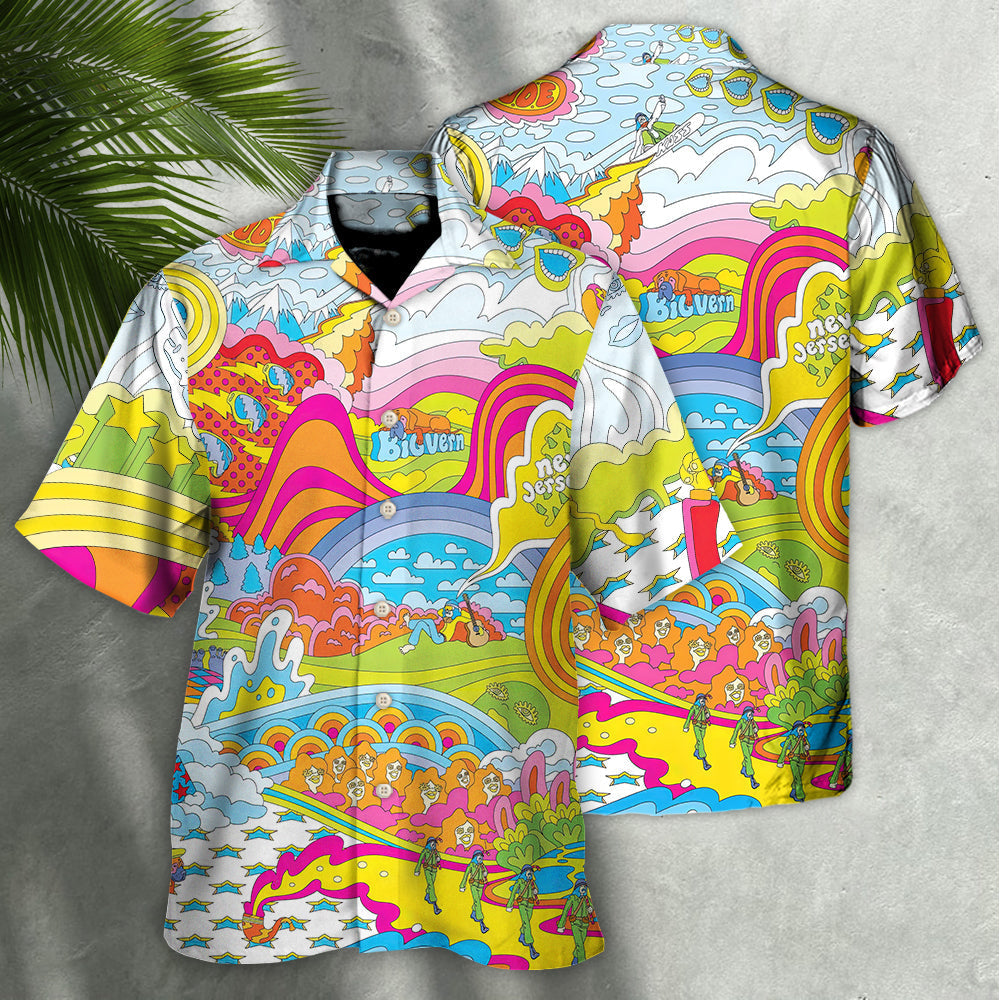Hippie Talk Hawaiian Shirt Tropical Styling View For Tropical Vacations