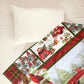 Cardinal Red Truck Christmas Flannel Blanket For Cozy Bedroom Sofa Decor