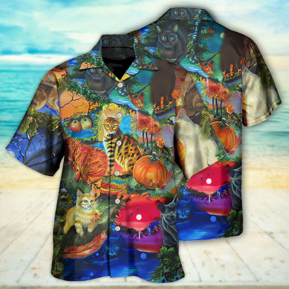 Cat Secret Another Hawaiian Shirt Design Detail For Beach Days And Holiday Travel