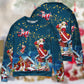 Christmas Bear Santa Happy Holiday Sweater For Festive Parties Family Photos And Comfortable Seasonal Wear