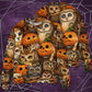 Halloween Owl Pumpkin Sweater For Alternative Outfits Seasonal Events And Everyday Comfort