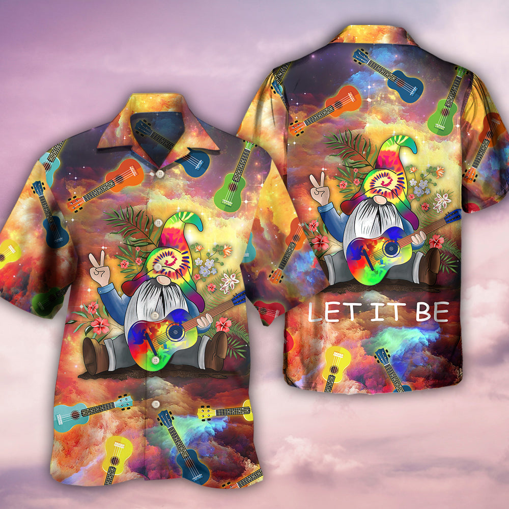 Bohemian Ukulele Hawaiian Shirt Artwork View For Coastal Escapes And Resort Style
