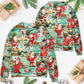 Christmas Santa Vacation Beach Joyful Sweater For Festive Events Weekend Outings And Comfortable Winter Style