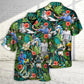 Tropical Funny Cricket Adventure Graphic Hawaiian Shirt Tropical Styling View For Summer Travel