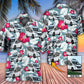 Tropical RV Camper Custom Photo Hawaiian Shirt Design Detail For Sunny Adventures And Casual Wear