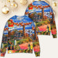 Lighthouse Christmas In Storm And Darkness Sweater For Winter Parties Seasonal Adventures And Relaxed Everyday Styling