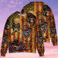 Retro Cowboy Skull America Sweater For Fantasy Fans Casual Outings And Weekend Adventures