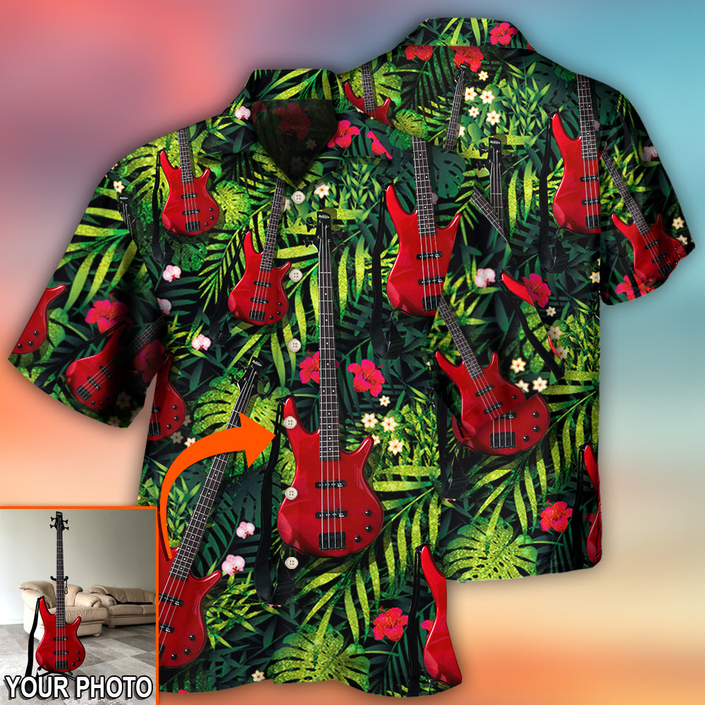 Tropical Guitar Various Custom Photo Hawaiian Shirt For Warm Weather Adventures And Everyday Comfort