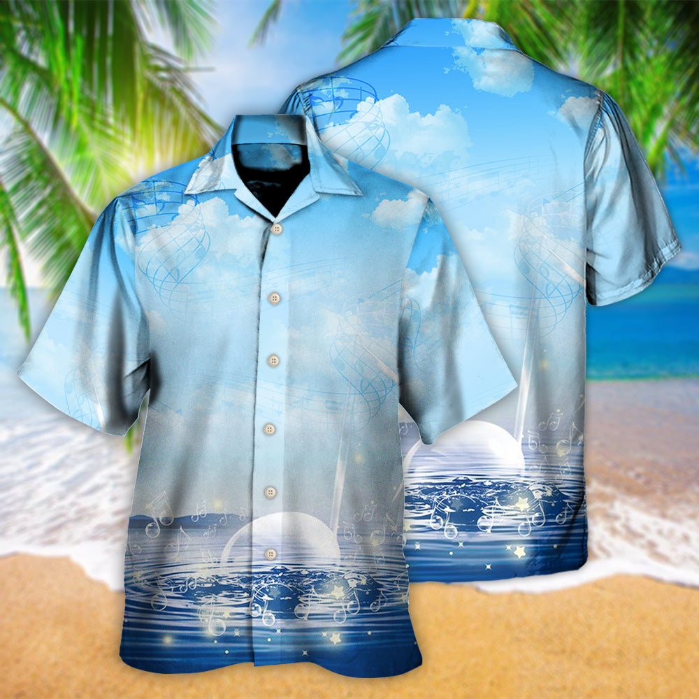 Music Sounds Nature Hawaiian Shirt For Summer Events And Casual Outdoor Wear