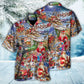 Christmas Joy Peace Family Laughter Hawaiian Shirt For Vacation Days And Relaxed Coastal Outings
