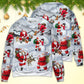 Christmas Santa Snow Mountain Sweater For Family Gatherings Winter Travel And Everyday Seasonal Comfort