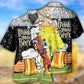 Beer Horse Racing Hawaiian Shirt Design View For Beach Days