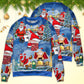 Christmas Rebellious Santa Fun Sweater For Seasonal Parties Cozy Gatherings And Thoughtful Holiday Gifts