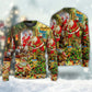 Christmas Santa Toy Workshop Sweater For Festive Events Weekend Outings And Comfortable Winter Style