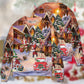 Christmas Santa Is Delivering Sweater For Festive Events Weekend Outings And Comfortable Winter Style