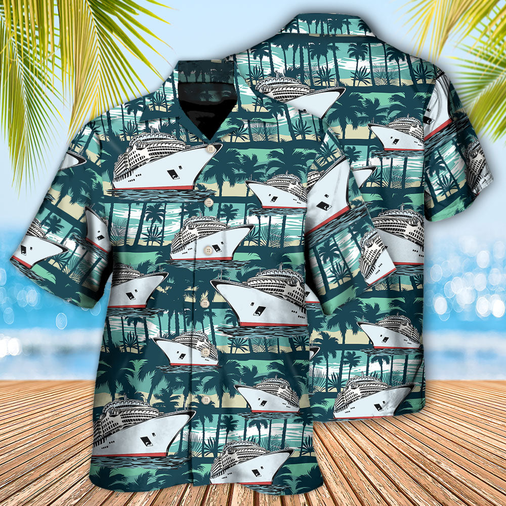 Tropical Cruising Island Hawaiian Shirt Pattern View For Relaxed Warm Weather Outfits