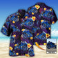Tropical Motorcycle Trooper Custom Photo Hawaiian Shirt For Resort Getaways And Comfortable Summer Activities