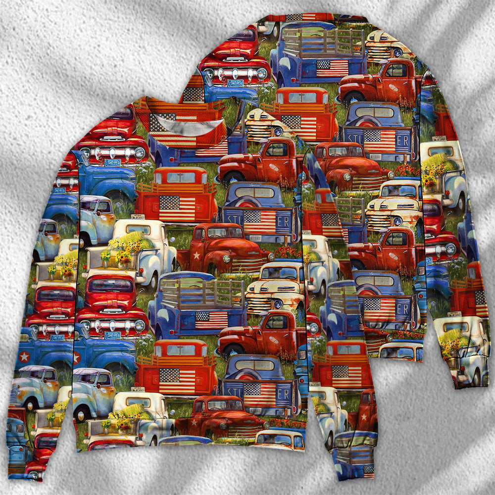 Truck Packed Cargo Sweater For Classic Vehicle Events And Thoughtful Enthusiast Gifting
