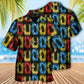 Funny Beer Magic Water Drinking Hawaiian Shirt Collar And Front View For Casual Outings