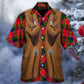Vintage Christmas Santa Fringe Leather Suede Vest Hawaiian Shirt Design View For Casual Summer Styling