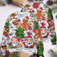 Christmas Santa Cutie Snowman Gingerbread Sweater For Holiday Travel Winter Outings And Cheerful Gift Giving