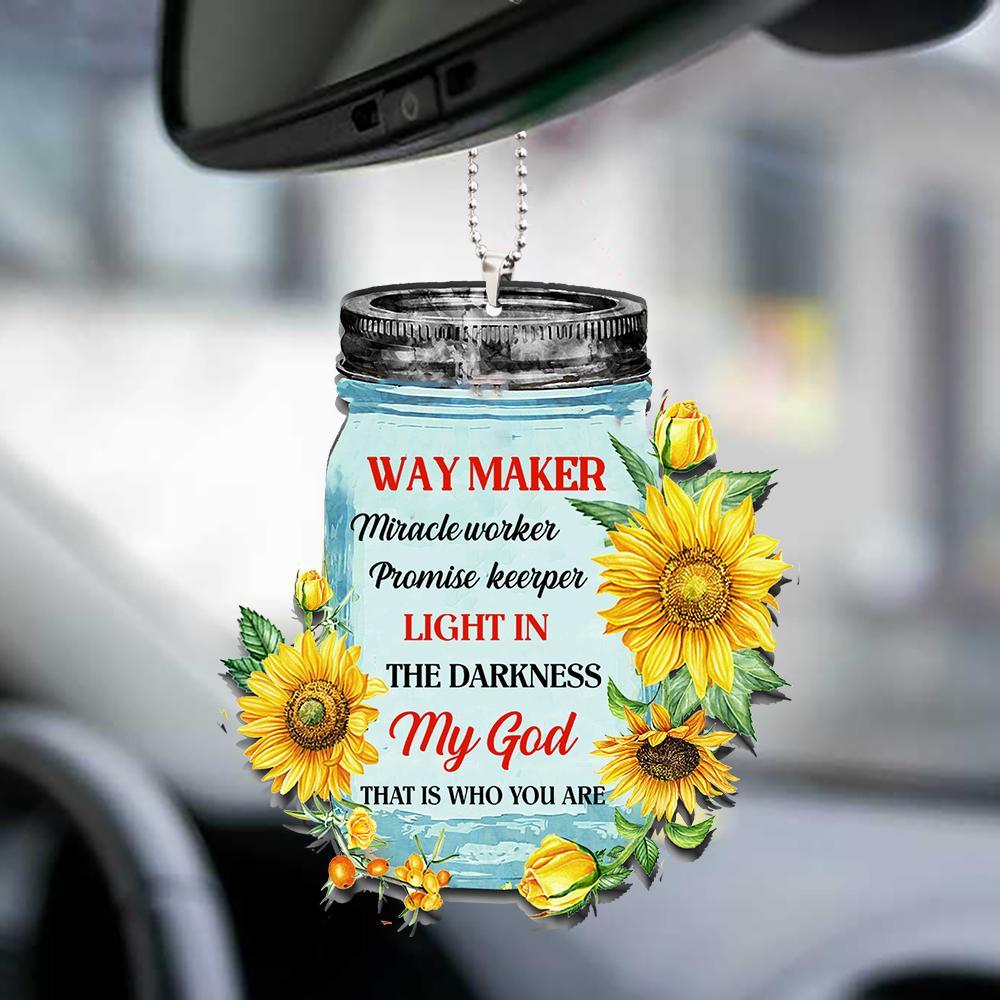 Sunflower Jar Faithful Path 20 Oz Tumbler For Coffee Travel And Daily Drinks