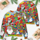 Hippie Santa Merry Xmas Sweater For Seasonal Parties Cozy Gatherings And Thoughtful Holiday Gifts