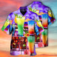 Cocktail Bartender Drinking Bar Hawaiian Shirt Pattern View For Relaxed Warm Weather Outfits
