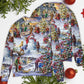 Christmas Winter Holiday Santa Sweater For Festive Parties Family Photos And Comfortable Seasonal Wear
