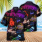 Neon Piano Music Hawaiian Shirt Artwork View For Coastal Escapes And Resort Style