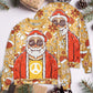 Christmas Santa Cutie Hippie Groovy Sweater For Winter Parties Seasonal Adventures And Relaxed Everyday Styling