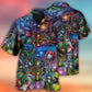 Festive Christmas Dragon Light Hawaiian Shirt Graphic Artwork Detail For Thoughtful Gifting