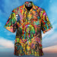 Bohemian American DNA Hawaiian Shirt For Resort Getaways And Comfortable Summer Activities