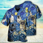 Cute Dog Pug Starry Night Hawaiian Shirt For Beach Parties And Weekend Getaways