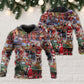 Winter Village Spirit Giving Hoodie For Christmas Gatherings Outdoor Trips And Relaxed Seasonal Style