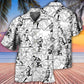 Tropical Rugby Leaf Ball Games Hawaiian Shirt Design Detail For Sunny Adventures And Casual Wear