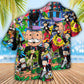 Happy Banker Raining Money Hawaiian Shirt Design View For Resort Travel And Thoughtful Gifting
