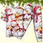 Happy Snowman Couple Christmas Short Sleeve Pajamas Set For Festive Sleepovers And Family Photos