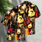 Vintage Guitar Hawaiian Shirt For Resort Holidays Beach Travel And Relaxed Casual Fashion And Resort Style