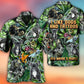 Tropical Skull French Bulldog Tatoo Smoke Hawaiian Shirt For Summer Events And Casual Outdoor Wear