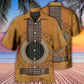 Retro Guitar Old Music Hawaiian Shirt Artwork View For Coastal Escapes And Resort Style