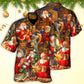 Funny Festive Christmas Gift Hawaiian Shirt Pattern View For Lightweight Everyday Style