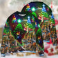 Lighthouse Merry Christmas Happy Sweater For Family Gatherings Winter Travel And Everyday Seasonal Comfort
