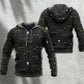 Black Cute Cat Eye Contact Hoodie For Wildlife Themes Travel Days And Comfortable Casual Style